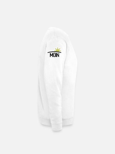 Moin Guten Morgen Sonne - Unisex Pullover - Weiß - Rechts