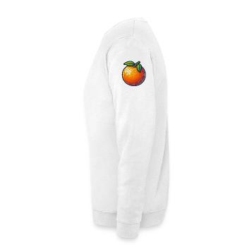 Agrume Ferme Vintage Illustration - Sweat-shirt Unisexe - blanc - Gauche