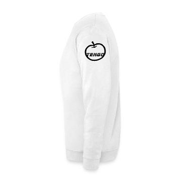J'ai une pomme - Sweat-shirt Unisexe - blanc - Gauche