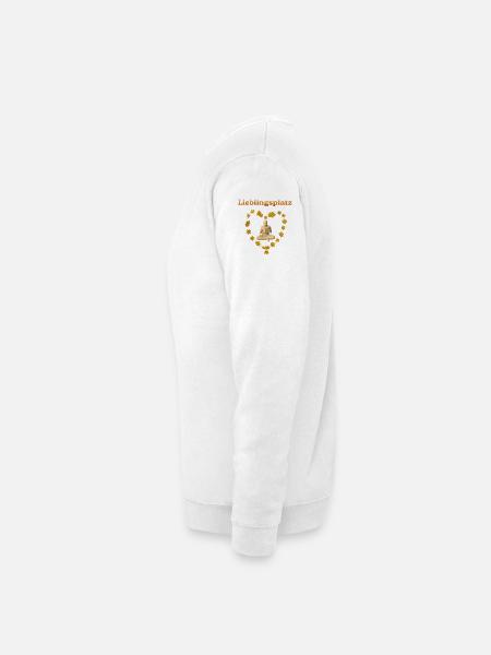 Lieblingsplatz Goldlesekreis - Unisex Pullover - Weiß