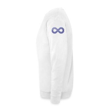 Infinity Flow – Symbol der Agilität - Unisex Pullover - Weiß - Links