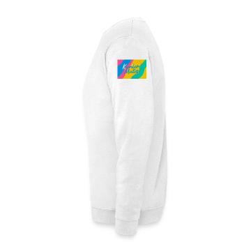 Kunter Mutig Farbexplosion - Unisex Pullover - Weiß - Links