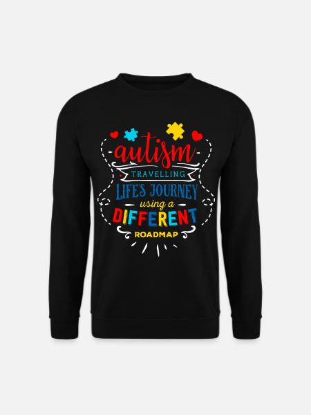 Autismus Geschenk Asperger Eltern Awareness ADHS - Unisex Pullover - Schwarz