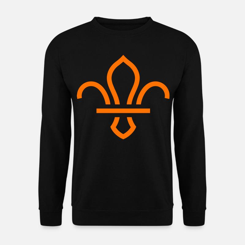 fleur de lis - Unisex Sweatshirt - black