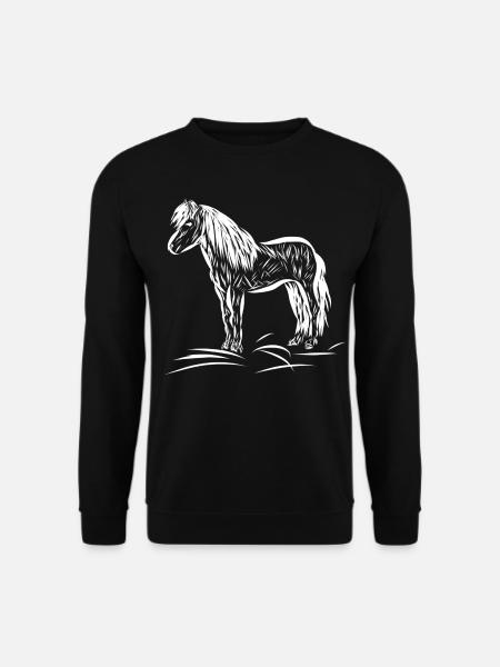 Horse - Unisex Sweatshirt - black