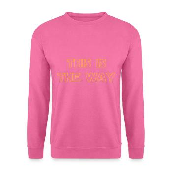 das ist der weg06 - Unisex Pullover - Pink - Vorne