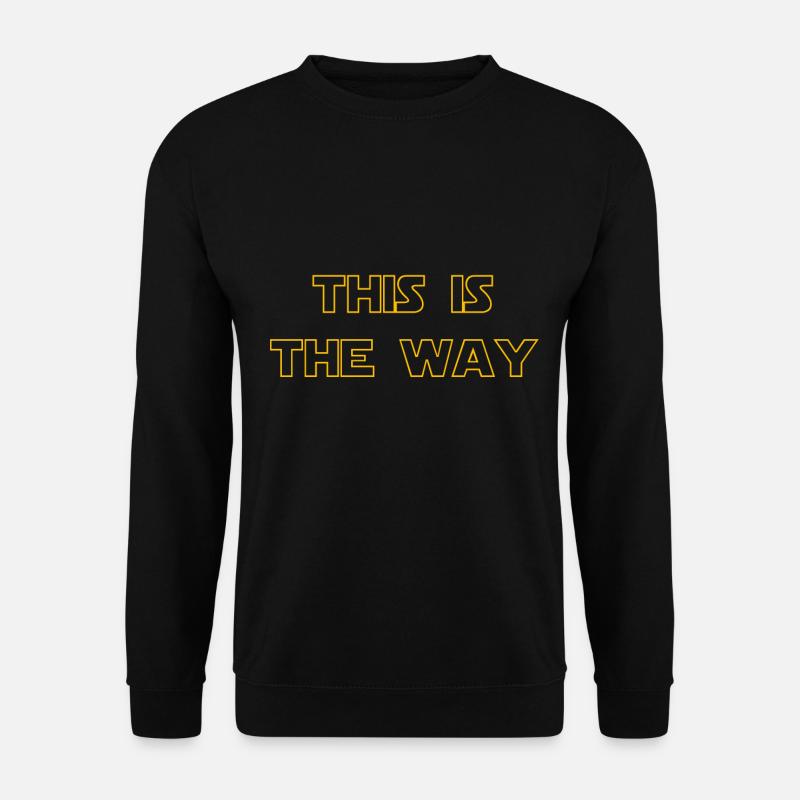 das ist der weg06 - Unisex Pullover - Schwarz