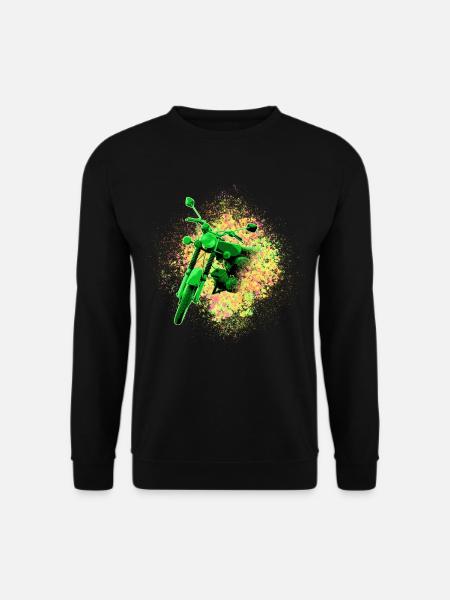 Simmi S51 DDR Moped Bunt und Psychedelisch - Unisex Pullover - Schwarz