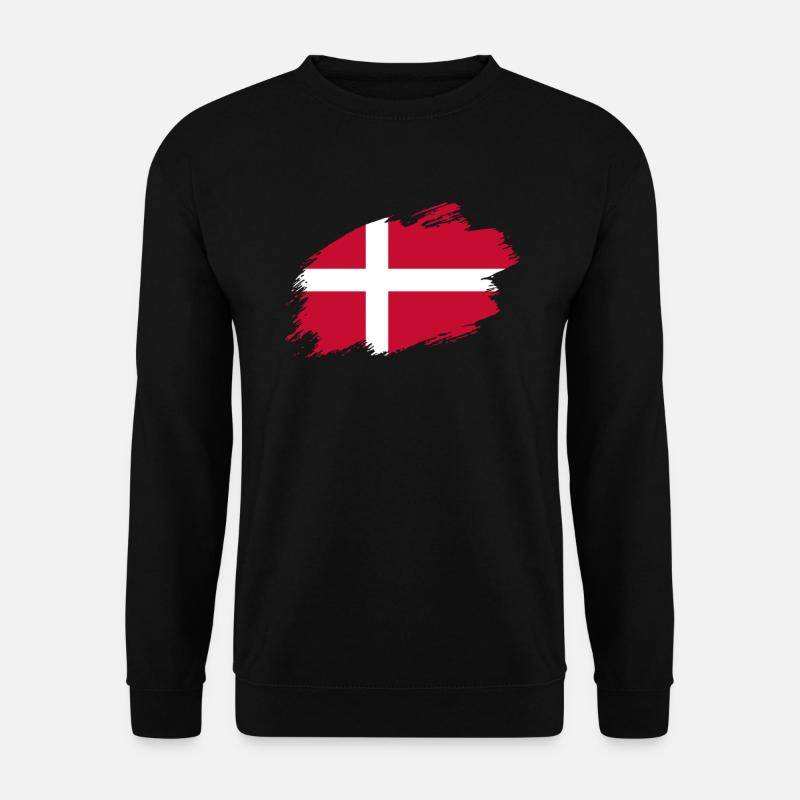 Danemark drapeau danois Drapeau - Sweat-shirt Unisexe - noir