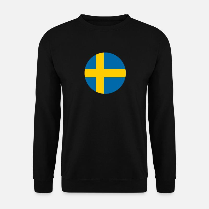 Schweden schwedisch Flagge Fahne - Unisex Pullover - Schwarz