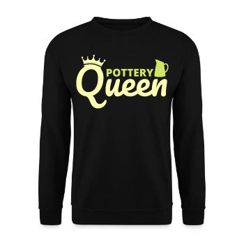 Keramik Keramik Künstler Potter Frauen Königin - Unisex Pullover - Schwarz - Vorne - Alina (178cm) & Michal (187cm)