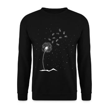 Straßenrad in Wien im Bikepark am Berg mit Kinder - Unisex Pullover - Schwarz - Vorne - Alina (178cm) & Michal (187cm)