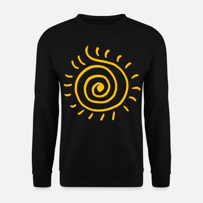 Sonne - Unisex Pullover - Schwarz