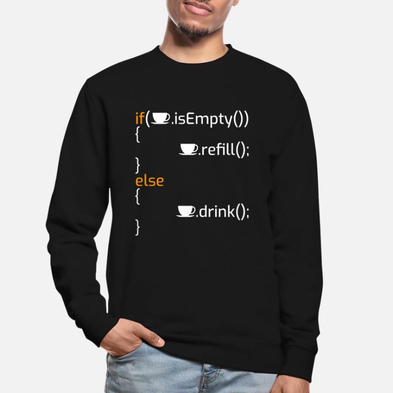 Lustiger Kaffeeprogrammier-Witz I Unisex Pullover