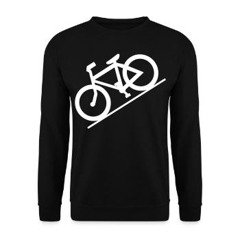 Bicyclette - Sweat-shirt Unisexe - noir - Devant - Alina (178cm) & Michal (187cm)