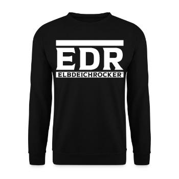 EDR W Cut - Unisex Pullover - Schwarz - Vorne - Alina (178cm) & Michal (187cm)