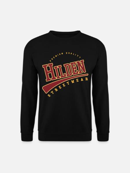 Hilden Deutschland College High School Style - Unisex Pullover - Schwarz