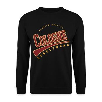 Cologne Cologne Allemagne College High School Style - Sweat-shirt Unisexe - noir - Devant - Alina (178cm) & Michal (187cm)