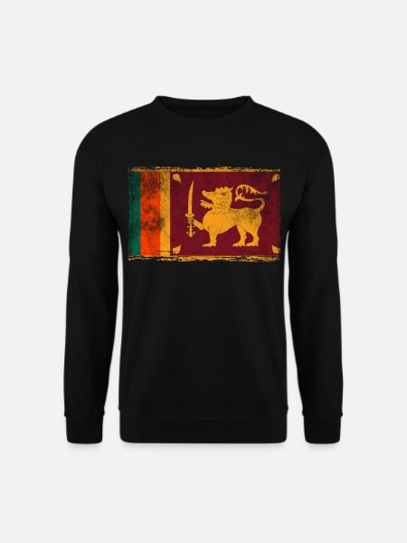 Drapeau du Sri Lanka - Sweat-shirt Unisexe - noir