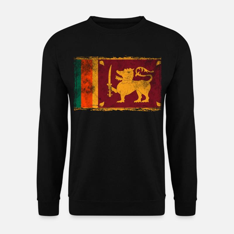Drapeau du Sri Lanka - Sweat-shirt Unisexe - noir