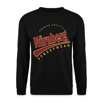 Nuremberg Germany College High School Style - Unisex Sweatshirt - black - Front - Alina (178cm) & Michal (187cm)