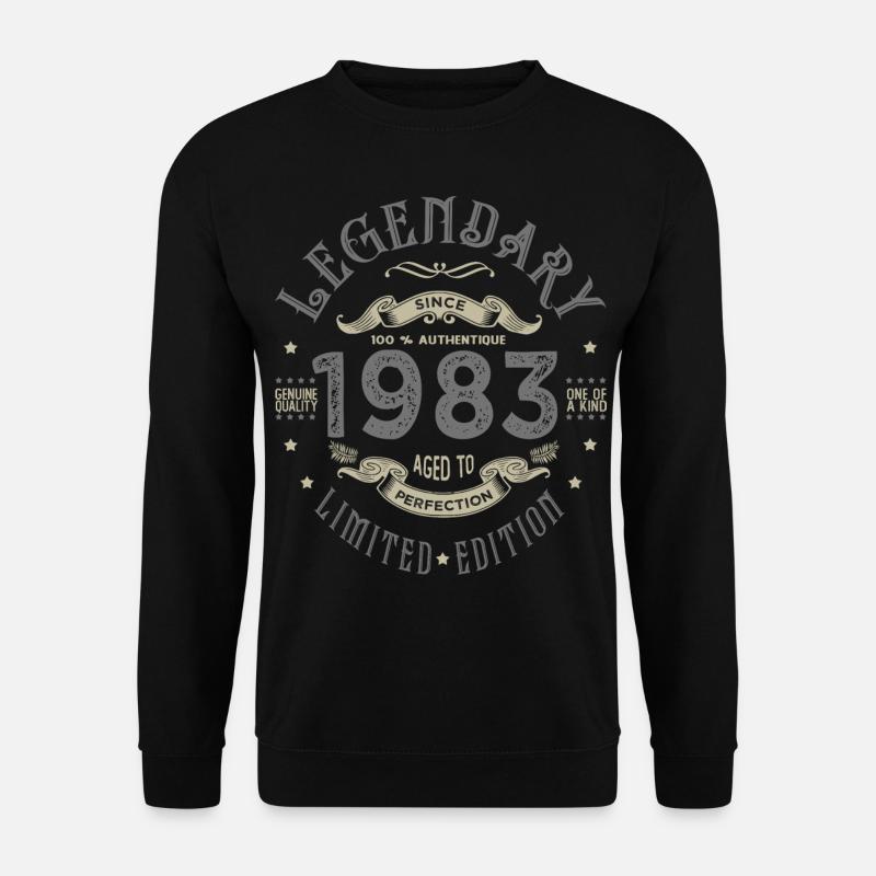1983 Anniversaire legendary since 1983 - Sweat-shirt Unisexe - noir