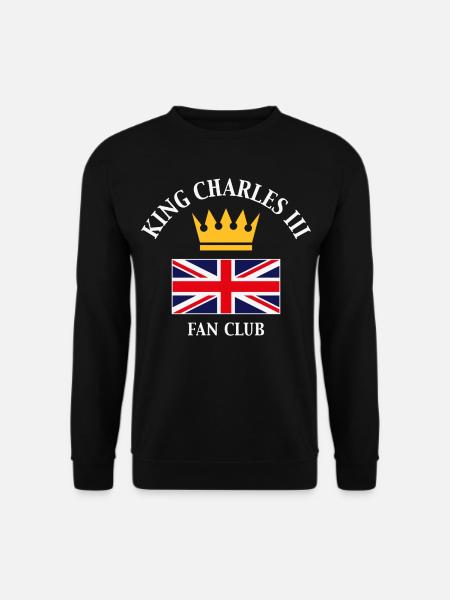 King Charles 3rd – Fan Club (Fan Art / 4C) - Unisex Sweatshirt - black