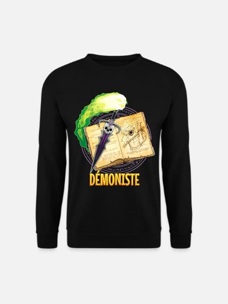 Classe Démoniste - Jeu de rôle - Sweat-shirt Unisexe - noir