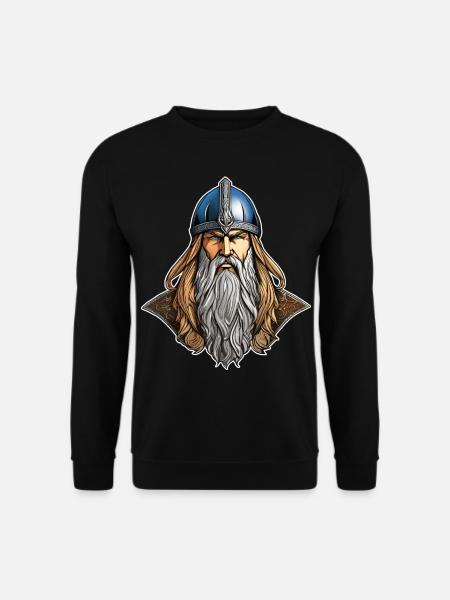 Stolzer Wikinger - Unisex Pullover - Schwarz