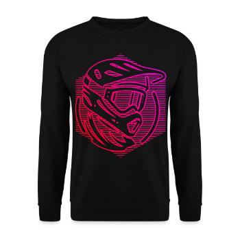 Cyclistes VTT VTT VTT - Sweat-shirt Unisexe - noir - Devant - Alina (178cm) & Michal (187cm)