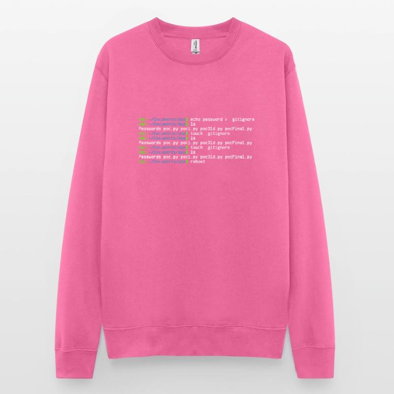 linux shell ls dot Sweat-shirt Unisexe