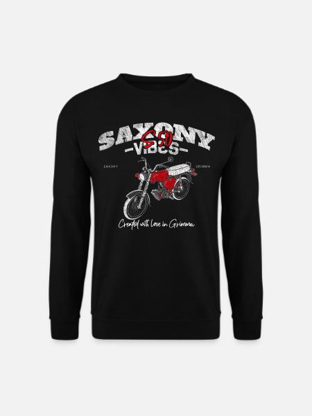 Saxony Vibes - Grimma Vibes - S50 - S51 - Simson - Unisex Pullover - Schwarz