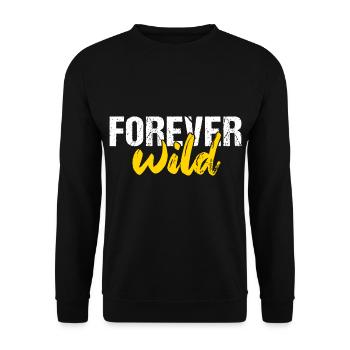 Toujours sauvage - Sweat-shirt Unisexe - noir - Devant - Alina (178cm) & Michal (187cm)