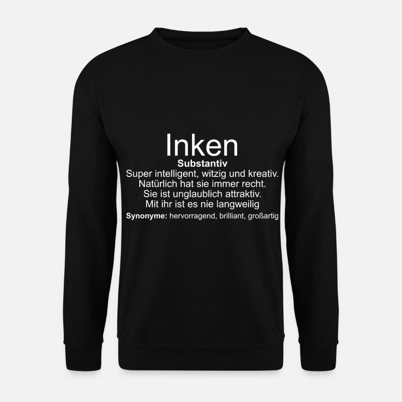 Name Definition Inken - Unisex Pullover - Schwarz