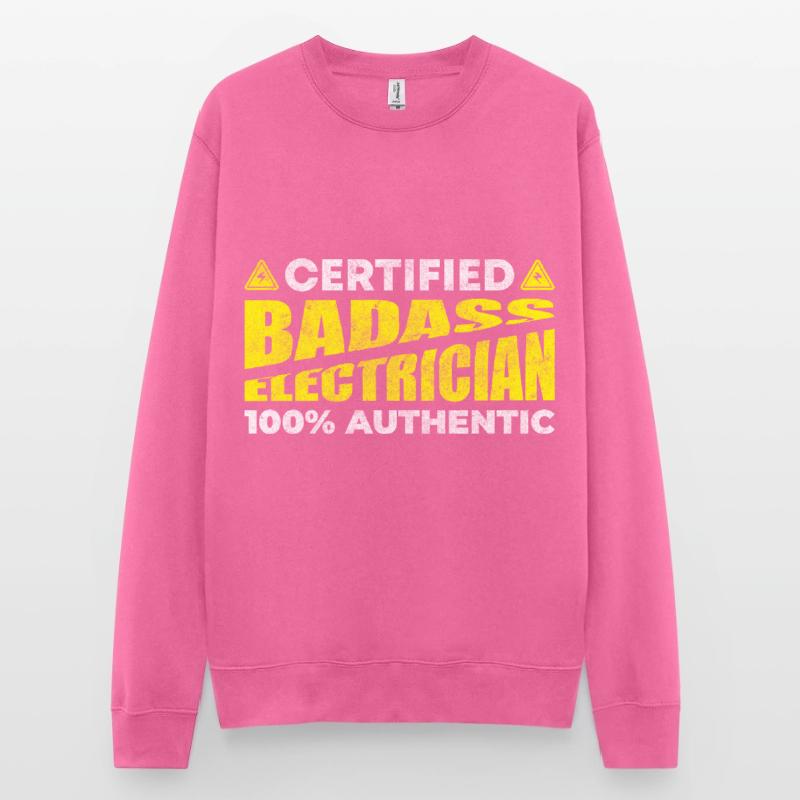Electronics Technician Profession Voltage High Voltage Unisex Sweatshirt