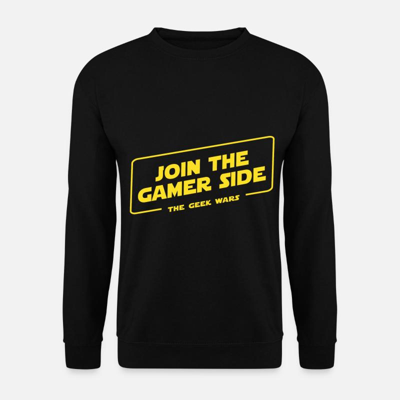 Schließe dich der Gamer-Seite an - Unisex Pullover - Schwarz