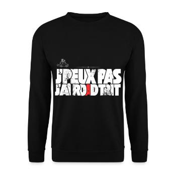 J'peux pas j'ai Road Trip - Sweat-shirt Unisexe - noir - Devant - Alina (178cm) & Michal (187cm)