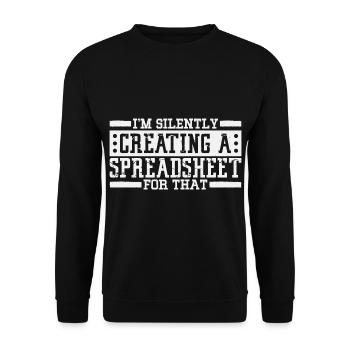 Statistiker und Statistik Und Mathematik - Unisex Pullover - Schwarz - Vorne - Alina (178cm) & Michal (187cm)