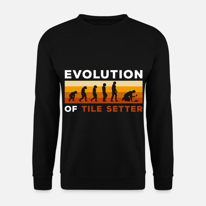Handwerker Beruf Plattenleger Weiterbildung - Unisex Pullover - Schwarz