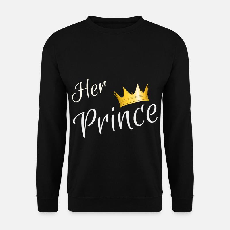 Her Prince - your prince - Unisex Sweatshirt - black