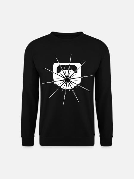 Movinghead-White - Unisex Sweatshirt - black