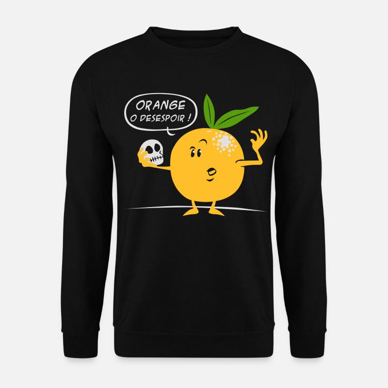 orange o despair - Unisex Sweatshirt - black