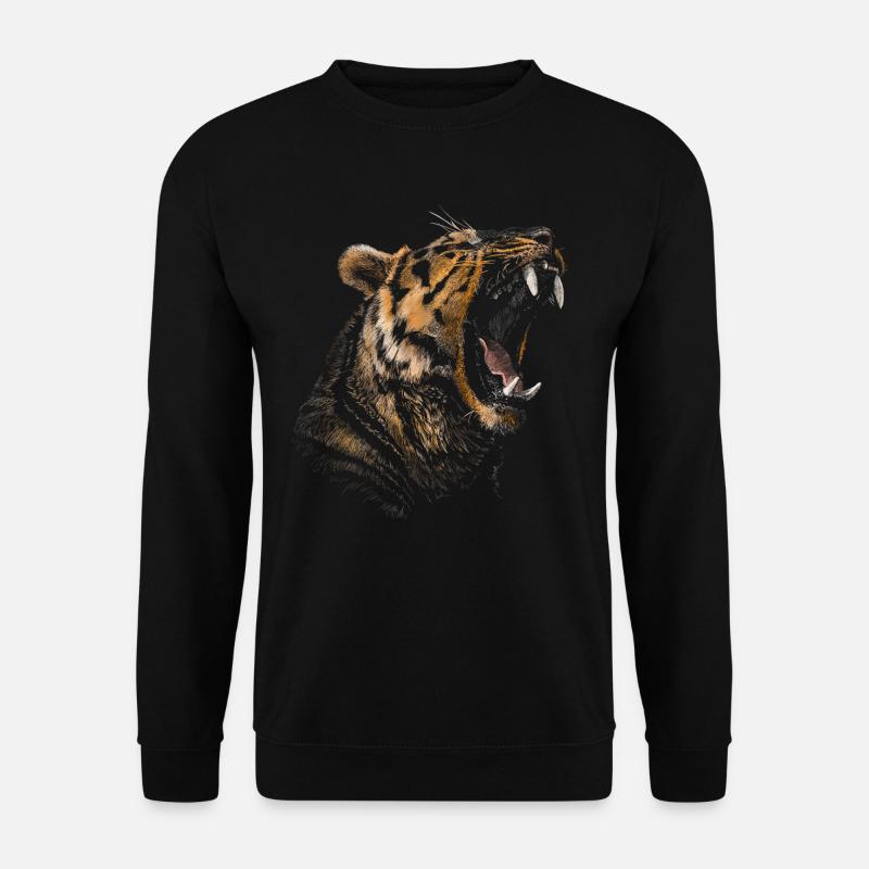 Tiger - Unisex Pullover - Schwarz