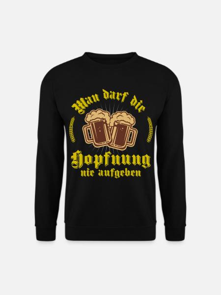 Unterhopft - Unisex Pullover - Schwarz