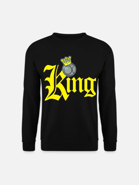 King of pétanque - Sweat-shirt Unisexe - noir