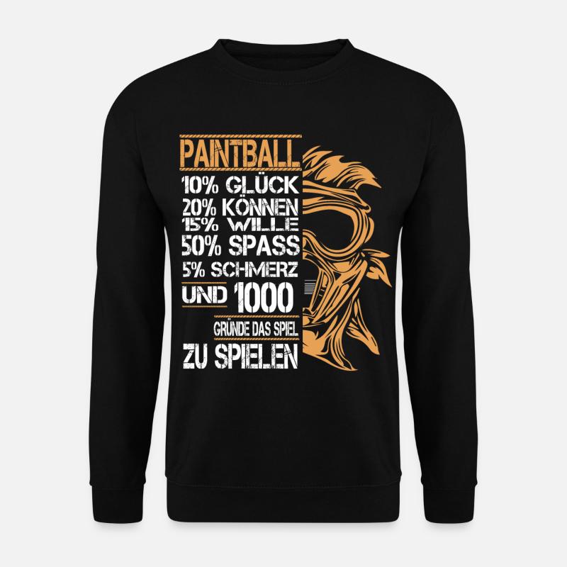 Paintball - Unisex Pullover - Schwarz