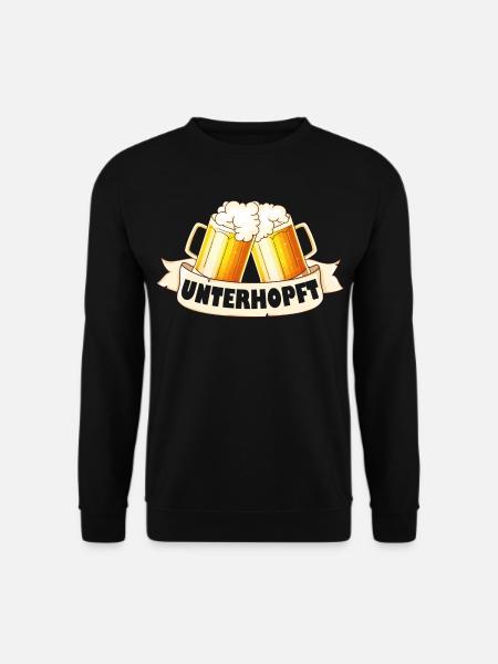 Unterhopft - Unisex Pullover - Schwarz