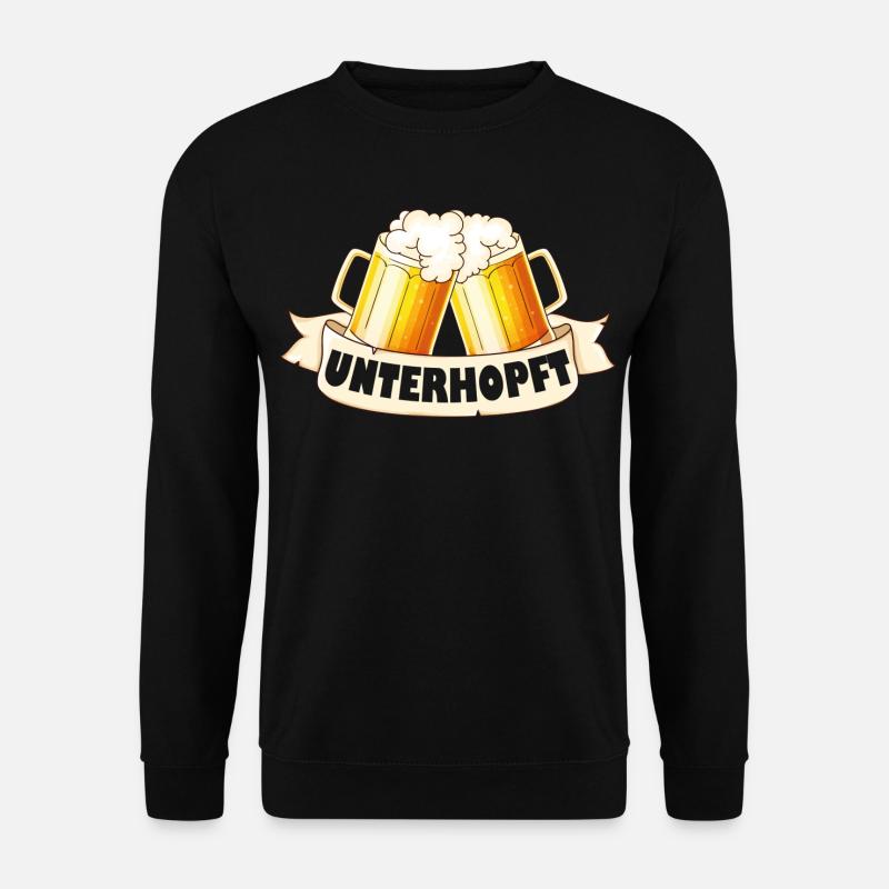 Unterhopft - Unisex Pullover - Schwarz
