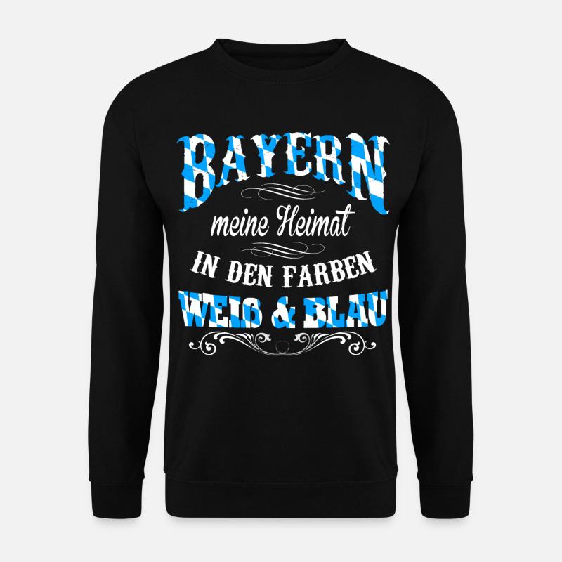 Bayern - Meine Heimat - Unisex Pullover - Schwarz