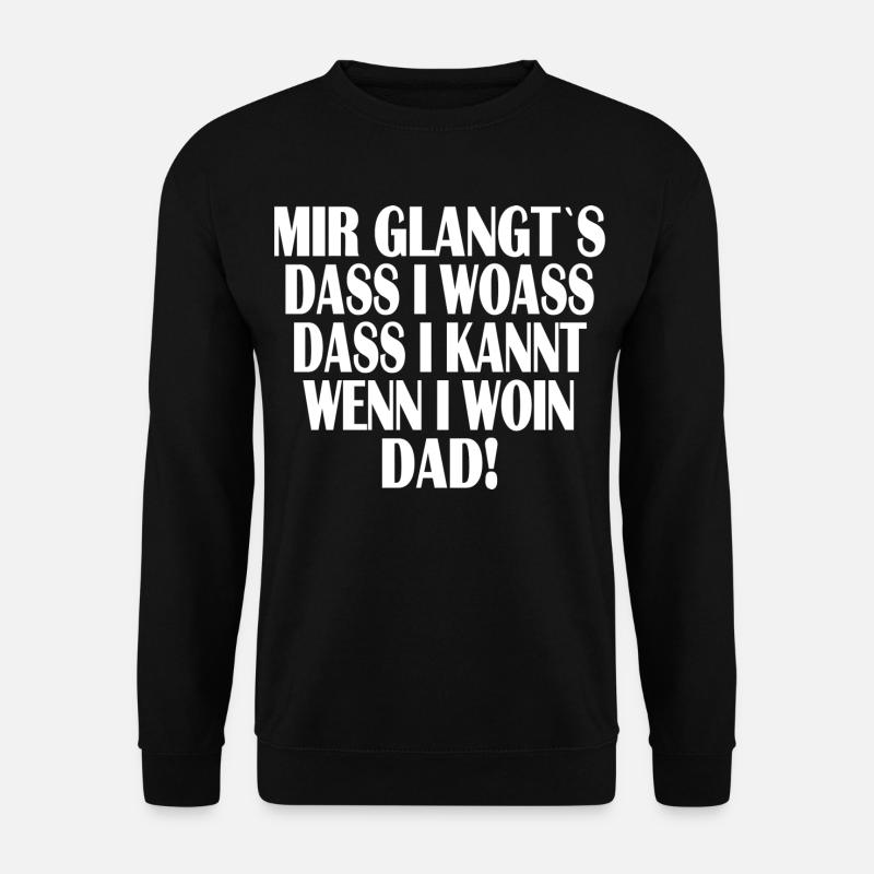Mir glangt`s... - Unisex Pullover - Schwarz
